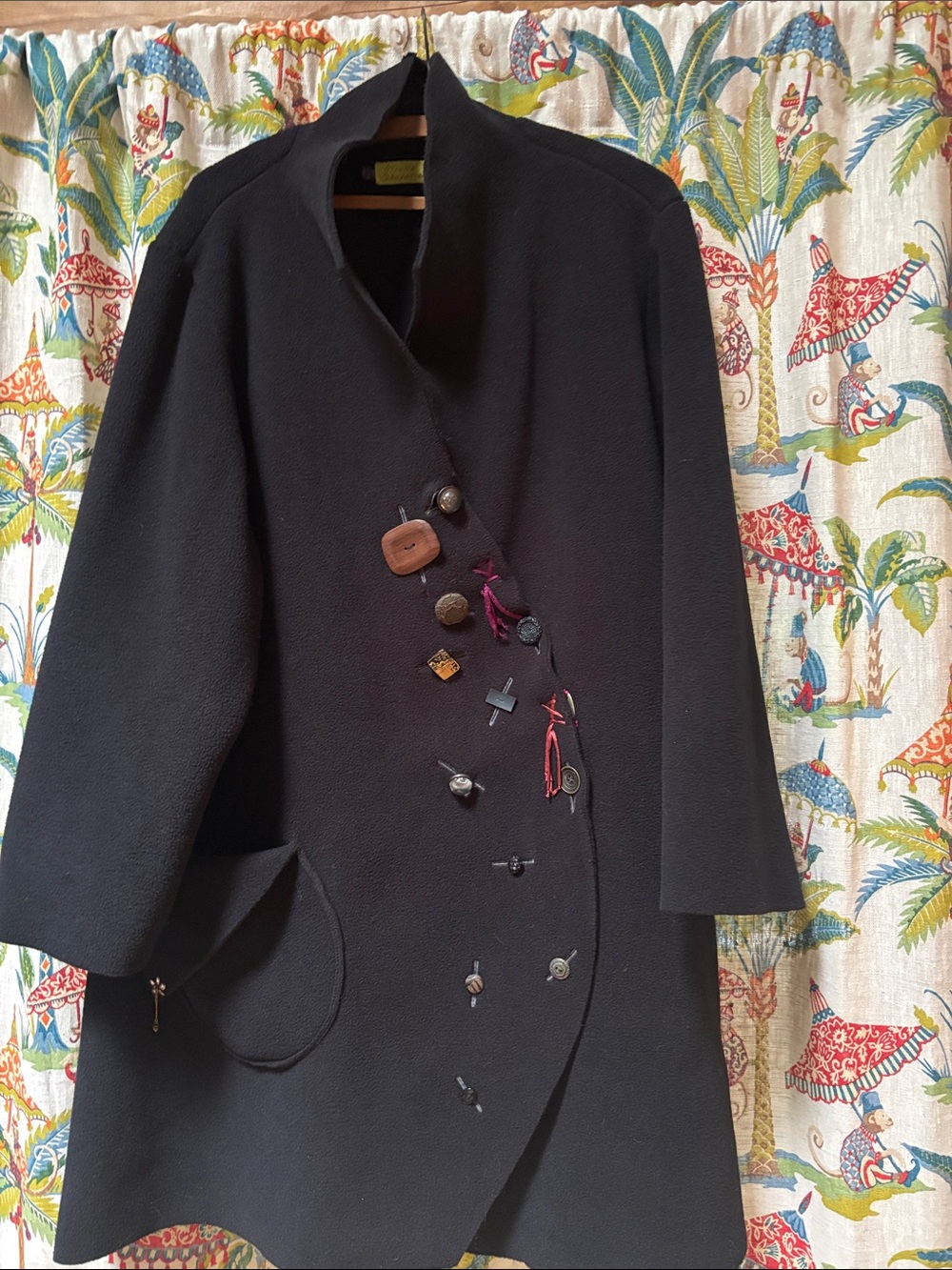 Polar fleece with adornment